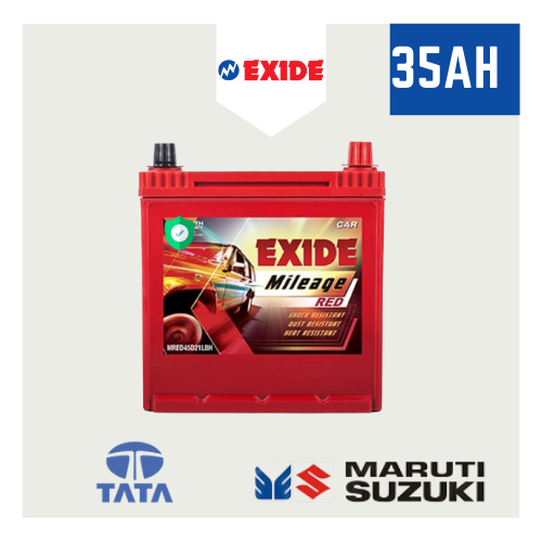 35AH Exide Car Battery Exide Mileage MLB38B20L [55 Months Warranty]-exide-inverter-battery-in-chennai