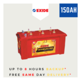 Exide 150Ah INVA MASTER 1500 Inverter Ups Battery [54 Months Warranty]-exide-inverter-battery-in-chennai