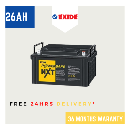 26AH - SMF Batteries-exide-inverter-battery-in-chennai